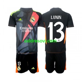 Real Madrid Andriy Lunin 13 Golmanski Gostujući Dječji Nogometni Dres 2024-2025